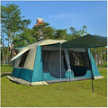 8 Person Tent, Family Cabin Tents, Outdoor Shelter Camping Hub Tent, Doors and 3 Windows with Mesh,Waterproof,Double Layer Camping Tent for The Garden (Size : A) by Unknown