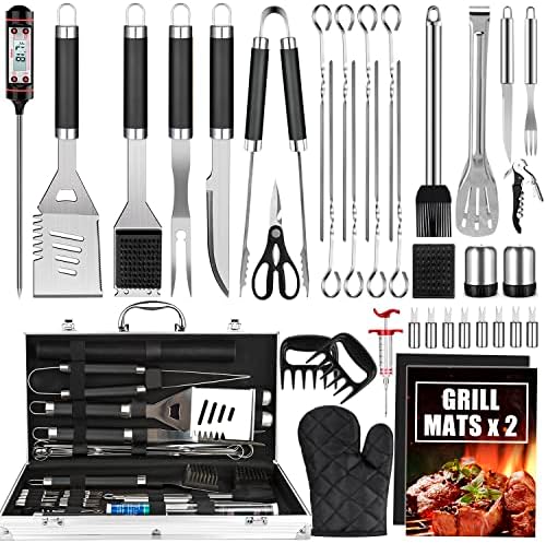 Cifaisi 38Pcs BBQ Tools Grilling Accessories Set with Aluminum Case by Cifaisi