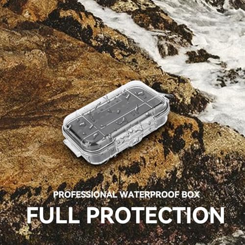 HERCHR Dry Box Outdoor Waterproof Airtight Storage Case Hard Shell Wet Dry Box Carry Box Tackle Organization for Camping, Fishing - Image 4