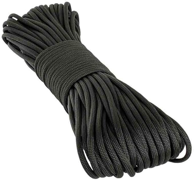 Paracord Planet Solid Color 550lb Paracord – 7 Strand Type III Nylon Cord for Indoor and Outdoor Tasks – Olive Drab (100 ft)