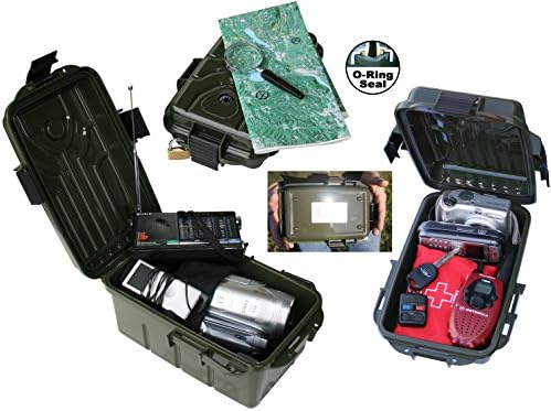 MTM S1074-11 Survivor Dry Box Large 10"x7"x5", Forest Green - Image 5