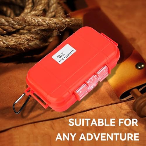 HERCHR Dry Box Outdoor Waterproof Airtight Storage Case Hard Shell Wet Dry Box Carry Box Tackle Organization for Camping, Fishing - Image 4