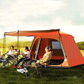 Outdoor Tent, Camping Tent 6 Person, Family Tents for Camping Waterproof, Tent with Living Room and Separate Rooms, 4 Season Tents Big Family Shelter by Unknown