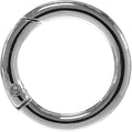 Paracord Planet Spring Gate O Rings – Available in 3/4 Inch and 1 Inch Sizes – Silver, Bronze, and Gold Color Options (100 Pack, 1 Inch, Silver)