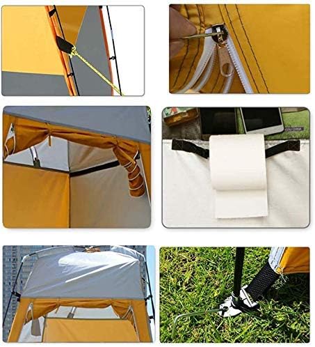 zaizai Camping Toilet, Portable Outdoor Shower Room, Foldable Rain Shelter, Suitable for Camping and Beach Use-Light and Strong, Easy to Install-with Carrying Bag - Image 6