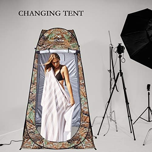 Your Choice Pop Up Shower Tent 47.2" Wx74.8/82.7" H Privacy Changing Tent - Image 5