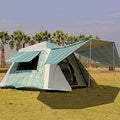 YXCKG Automatic Camping Outdoor Pop-up Tent, Portable 4-6 Person Family Camping Instant Tent-Ultra Large Waterproof Dome Tent with Porch, Easy Setup with Large Mesh for Ventilation (Color : Green) by Unknown