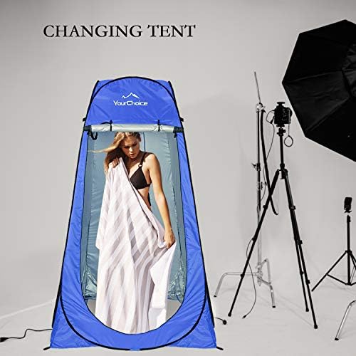 Your Choice Pop Up Shower Tent 47.2" Wx74.8/82.7" H Privacy Changing Tent - Image 5