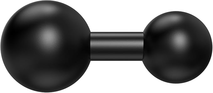 1-Inch B Size Ball to 20mm Ball Adapter – TPU Anti-Slip Converter, Compatible with RAM Mounts 1" B Size Bases