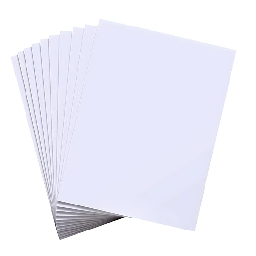 Vinyl Siding Repair Kit - 10 Pieces White Self-Adhesive Siding Patch, PVC Vinyl Fence Parts, Vinyl Weatherproof Siding Repair Tape for Cracks, Holes & Scratches
