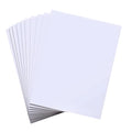 Vinyl Siding Repair Kit - 10 Pieces White Self-Adhesive Siding Patch, PVC Vinyl Fence Parts, Vinyl Weatherproof Siding Repair Tape for Cracks, Holes & Scratches