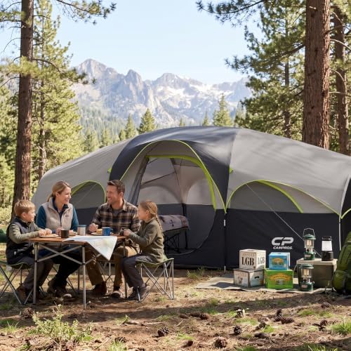 CAMPROS CP 8 Person Camping Tent, Room Divider, Rainfly, Weather Resistant - Image 7