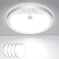 slochi 4Pack Motion Sensor Light Indoor Wired, 8.7 Inch 3000K/4000K/6500K Closet Lights Motion Sensored, 18W 1800LM Flush Mount Ceiling Light for Hallway Pantry Stairwell Porch, White