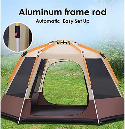 Outdoor Tent, Camping Tent 6 Person, Family Tents for Camping Waterproof, Tent with Living Room and Separate Rooms, 4 Season Tents Big Family Shelter - Image 3