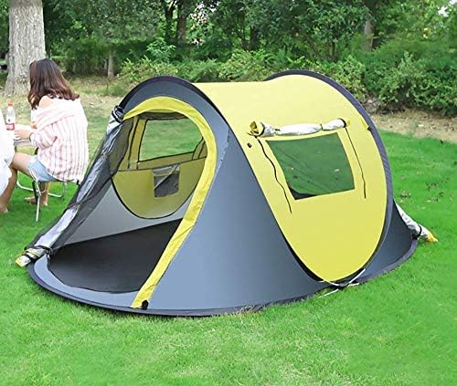 qiuqiu 2 Person Quick Open Outdoor Camping Tent Camping Tent 2-3 Person Instant Cabana with Portable for Hiking Survival - Image 4