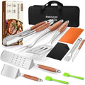 RIKOJUXI Heavy Duty Stainless Steel BBQ Accessories Tools Set Grill Gift by RIKOJUXI