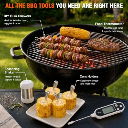 32Pcs BBQ Grilling Accessories Heavy Duty Stainless Steel Grill Set - Image 4
