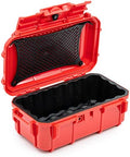 Seahorse 57 Portable Waterproof Dry Box Protective Case - Travel Safe/Mil Spec / IP67 Waterproof/USA Made - for Cameras, Action Cams, Ammunition, Rifle Ammo, Marine (Red), SE57RD by SeahorseCases