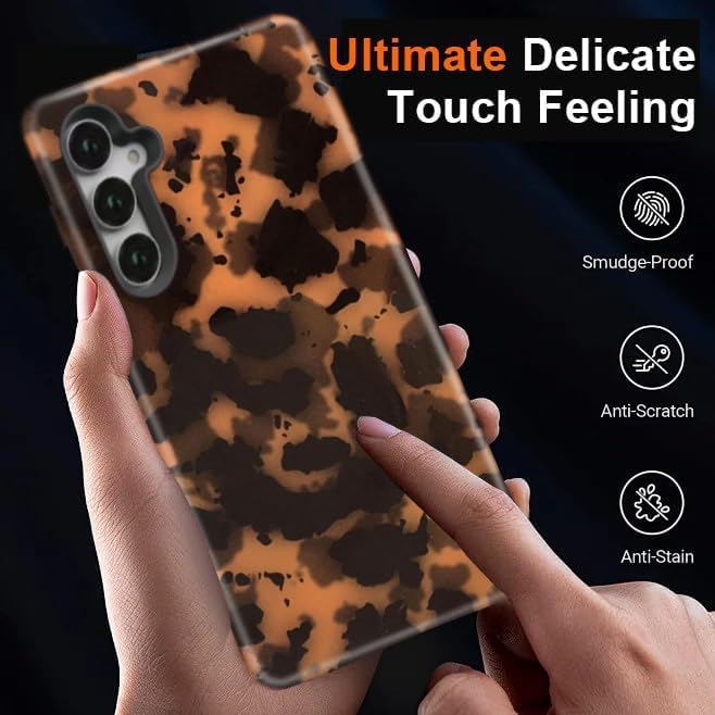 Compatible for Samsung Galaxy S26 Plus 5G Case, Dual Layer Heavy Duty 2 in 1 Shockproof Protective Phone Case,Cheetah Leopard Print