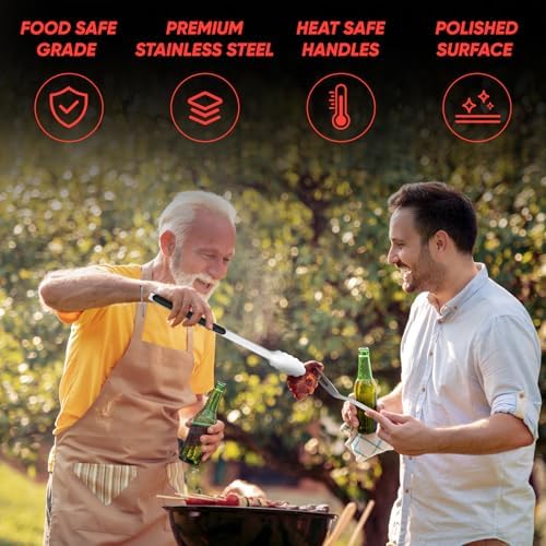 11 Pcs Grill Tools Set,BBQ ＆ Grilling Accessories Outdoor Barbecue Utensils - Image 6