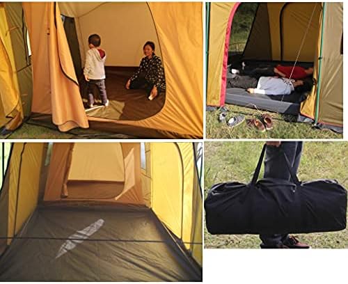 YXCKG Tunnel Tents Family Tents for 5-8 Person, Tents for Camping Waterproof, Family Tent with Vestibule, SUV Tent, Large Tent 8 Person Outdoor Tents, 190T Polyester Cloth (Color : B) - Image 4
