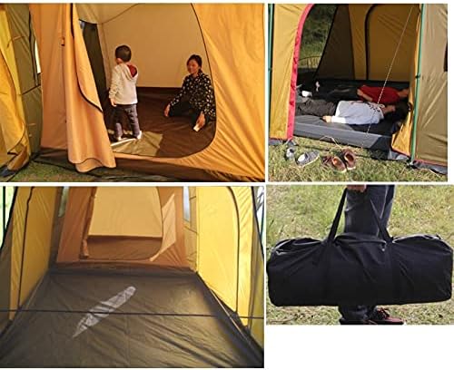 YXCKG 5-8 Man Tent Camping Tent, Tunnel Tent, Cabin Tent 6 Person for Family, Outdoor Canopy Tent with Carrying Bag Easy to Set Up, Windproof Fabric for Kids, Camping, Beach, and Outdoor (Color : B) - Image 4