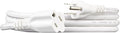 Amazon Basics Extension Cord, 3 Prong Outlet Extender, Indoor, 13 Amps, 125V, 6 Ft, White