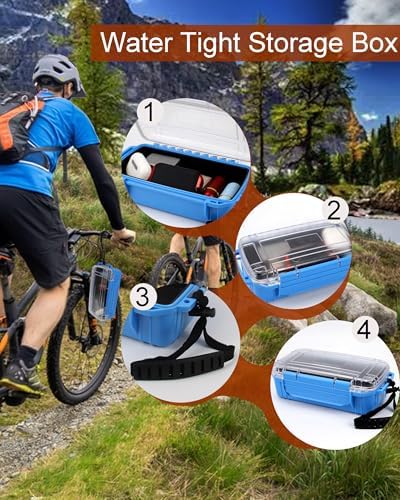 Waterproof Dry Box Small Blue Protective Case for Boating & Kayaking - Image 4