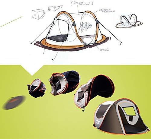 LUSTAR Outdoor Full-Automatic Instant Unfold Rain-Proof Tent Family Multi-Functional Portable Dampproof Camping Tent Suit - Image 3