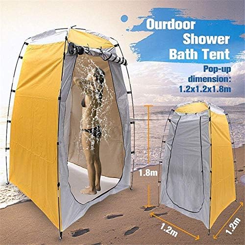 zaizai Camping Toilet, Portable Outdoor Shower Room, Foldable Rain Shelter, Suitable for Camping and Beach Use-Light and Strong, Easy to Install-with Carrying Bag - Image 5