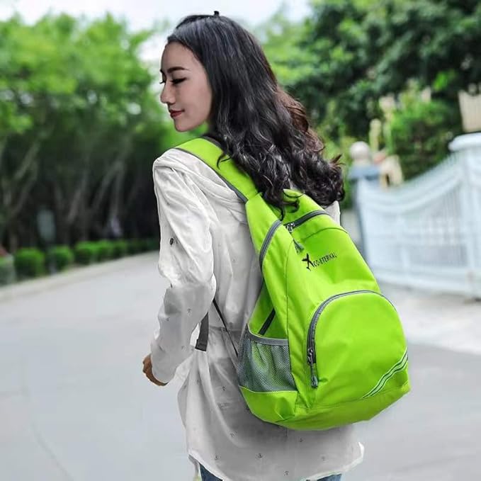Geboldil Men's and women's waterproof backpack traveling backpack fuchsia