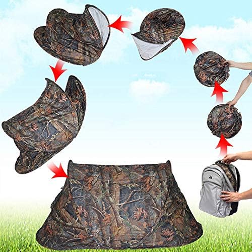 1-2 People Ultra Light Camouflage Camping Pop-up Tent, Waterproof Shade Tourist Tent - Image 3