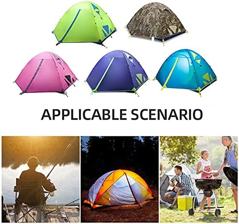 Ultralight Tent, Waterproof Compact Backpacking Tents for 2 Person, Easy Setup, Portable Lightweight, Cycling Hiking Camping, 3 Seasons, with Storage Bag - Image 3