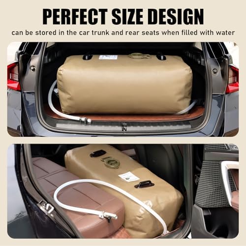 Drinking Water Storage Container,25/50/100gal Portable Water Storage Bladder, RV Foldable Water Tank, Can Be Used for Storing Drinking Water, Camping, Traveling, Wilderness Survival Patrols, Etc. - Image 7