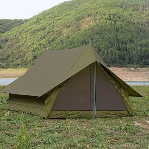 Camping Tent Waterproof Windproof Bell Tent Family Dome Tent for Camp Backpacking Hiking Outdoor Lightweight,Instant Pop-Up Tent with Carry Bag & Nail - Image 2