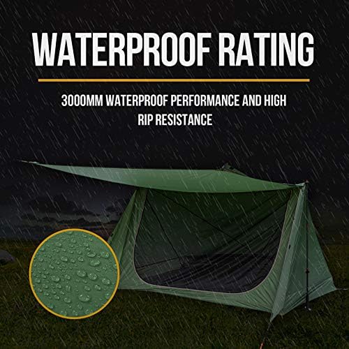 LUSTAR Jungle Craftsman and Survivor Camping with Ultra-Light Baker Style Tent Camping Hiking - Image 5
