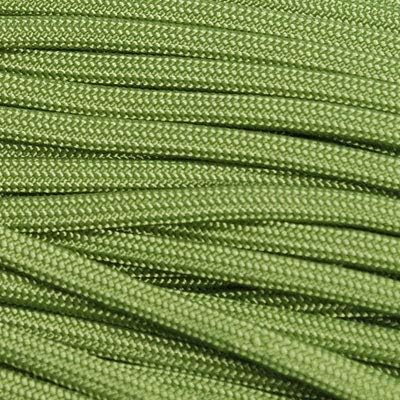The Paracord Store | Type III 550 Paracord - 50 FT Hank, Moss Green | Heavy Duty 7 Strand Tactical Paracord - USA Made Nylon Outdoor Parachute Cord for Camping, Fishing & More - Survival Cord