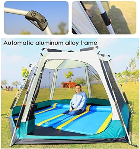 Outdoor Tent, Camping Tent 6 Person, Family Tents for Camping Waterproof, Tent with Living Room and Separate Rooms, 4 Season Tents Big Family Shelter - Image 4