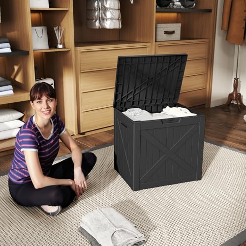 EasyUp 40 Gal Waterproof Outdoor Storage Box Weatherproof Deck Box - Image 3