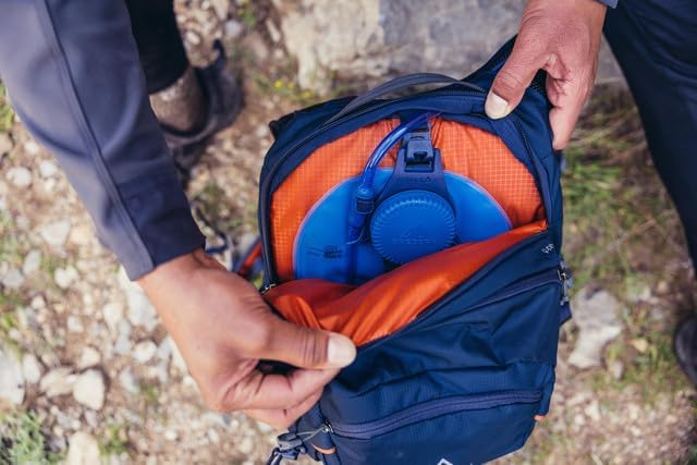 Gregory Inertia 24L H2O Unisex Day Hiking Backpack with included Water Reservoir/Bladder, One Size Fits All, Indigo Blue