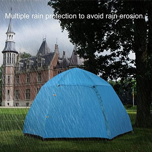 Camping Tent Instant Pop-Up Tent Family Dome Tent with Carry Bag Bell Tent Waterproof Windproof for Camp Backpacking Hiking Outdoor Lightweight,Blue,L - Image 3