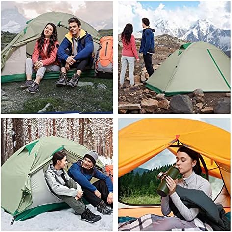 Camping Tent, Compact Dome Tent,2 Mins Easy Setup Lightweight Backpacking Tent,2 Person Waterproof Stormproof Tent, for Hiking Outdoor Camping Backpacking Survival Travel - Image 7