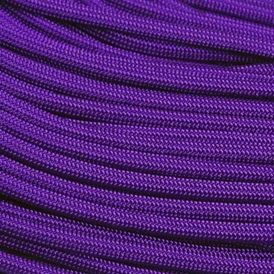 The Paracord Store | Type III 550 Paracord - 100 FT Hank, Purple | Heavy Duty 7 Strand Tactical Paracord - USA Made Nylon Outdoor Parachute Cord for Camping, Fishing & More - Survival Cord