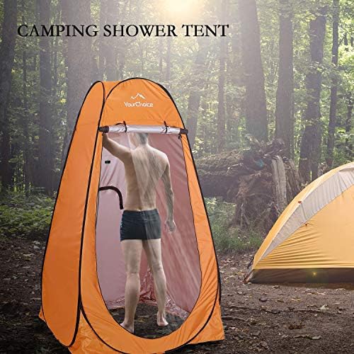 Your Choice Pop Up Shower Tent 47.2" Wx74.8/82.7" H Privacy Changing Tent - Image 4