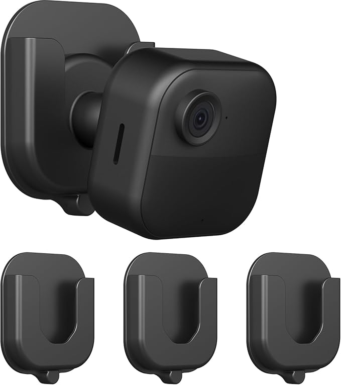 3PACK Adhesive Wall Mount Bracket for Blink Outdoor 4th Gen & 3rd Gen, Blink Indoor/Blink Mini/Mini 2 Camera, No Tools Need No Drill