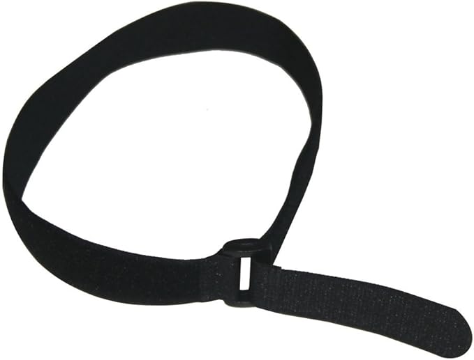 YiwerDer [16 Pack] 1 x 18" Hook and Loop Reusable Fastening Nylon Cable Securing Straps, Durable Functional Ties to Keep Your Places from Tangled Messes of Cords