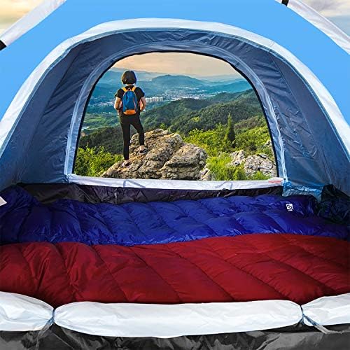 Pop Up Tent For 2 Person Ultralight Backpack Tent For Adults Kids 4 Season - Image 5