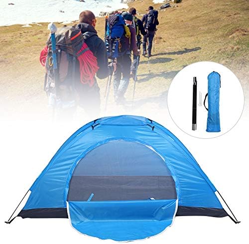 01 Camping Tent for Backpacking, Single Person Personal Bivy Tent, Outdoor Single Person Leisure Waterproof Tent for Camping Fishing Climbing(Blue) - Image 4