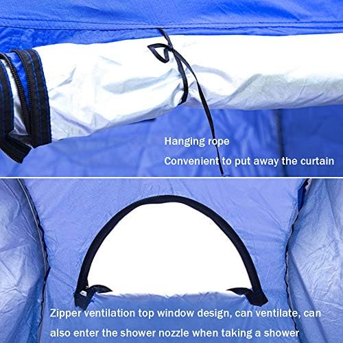 New Pop Up Privacy Shelters Tent Instant Portable Outdoor Shower Tent,Camp Toilet,Changing Room,Rain Shelter for Camping Beach,Outdoor Foldable Changing Room Privacy Shelter (Red,59 * 59 * 74.8") - Image 6