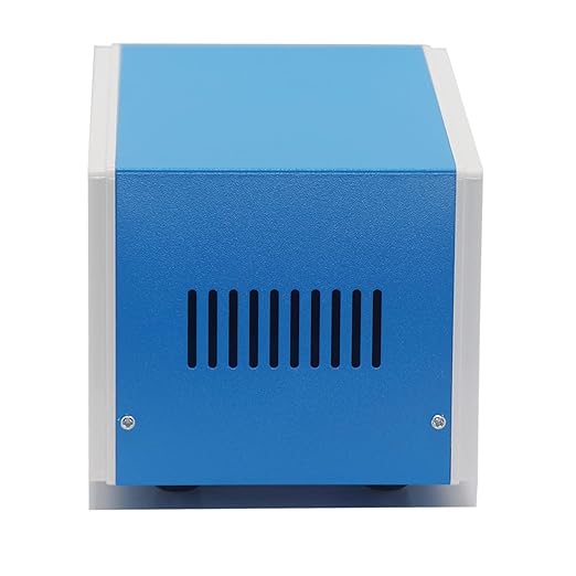 Zulkit Electronic Enclosures Blue Metal Enclosure Project Case DIY Box Junction Case Enclosure Preventive Case (7.1" x 4.3" x 5.1")